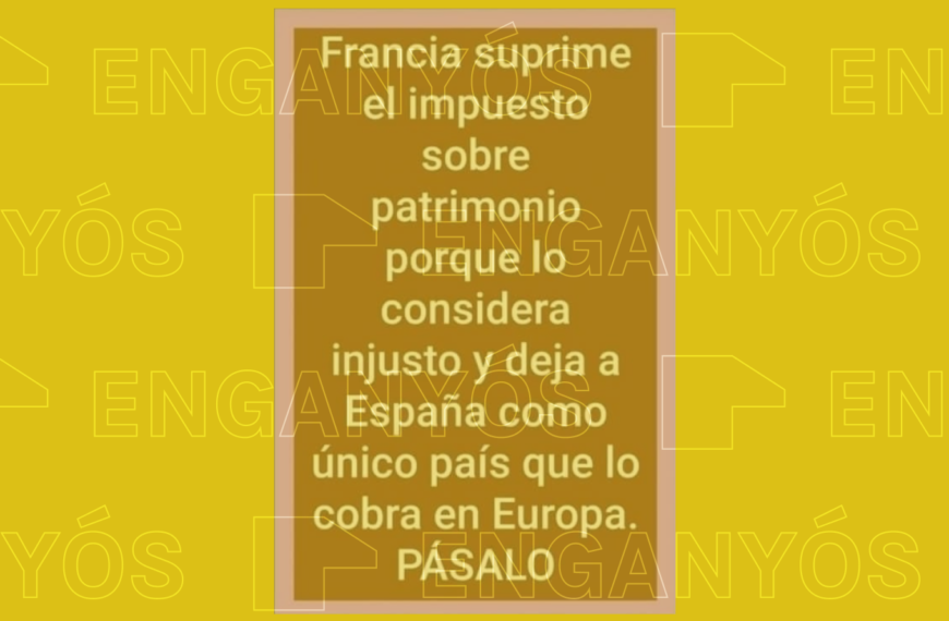 L’impost sobre el patrimoni a Espanya és pràcticament una excepció en el context europeu