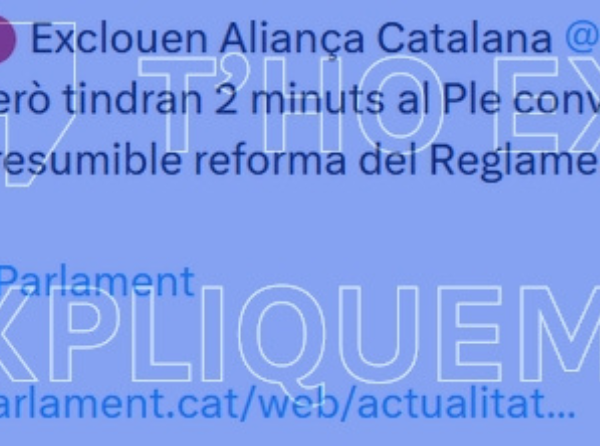 ¿Qué sabemos sobre la no participación de Aliança Catalana en la Junta de Portavoces?
