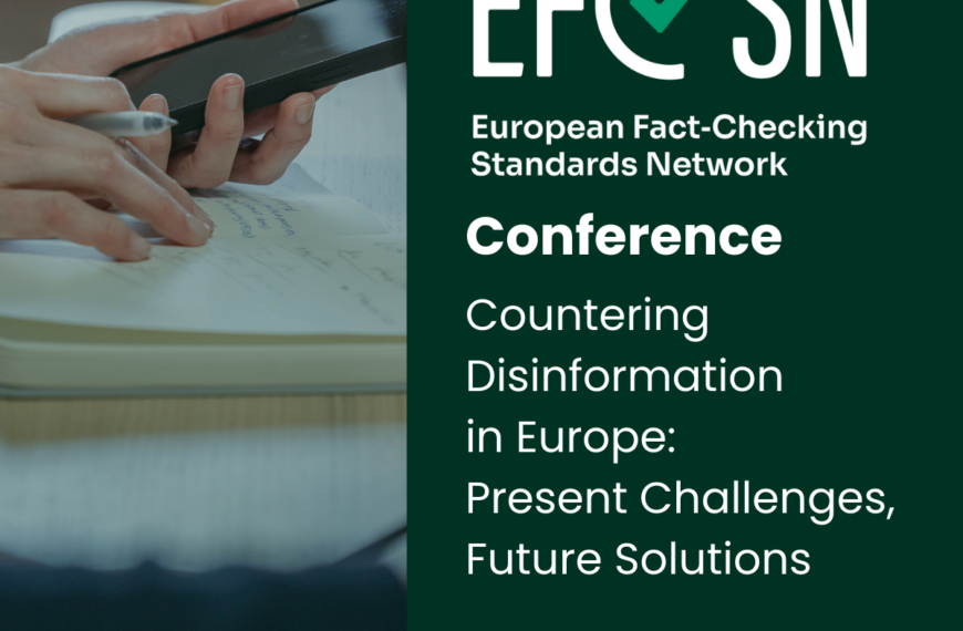 La European Fact-Checking Standards Network (EFCSN) anuncia la seva primera conferència anual