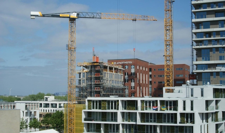 Blocs de pisos en construcció