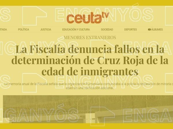 La Fiscalía no ha denunciado que Cruz Roja falsificara la edad de menores migrantes